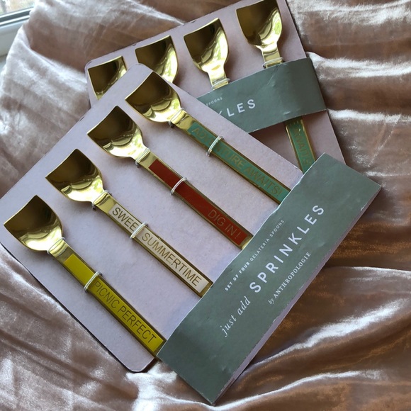 NWT Anthropologie gelateria spoon set. - Picture 1 of 3